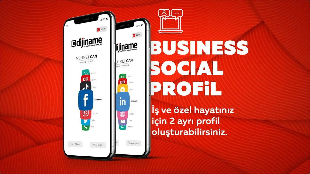 Dijiname Dijital Kartvizit Business Social Profil